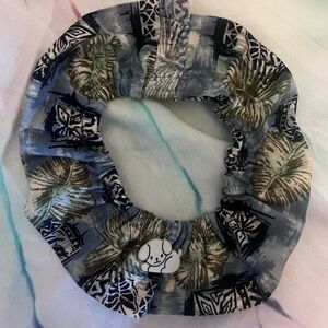 Cute Dog neck accessory made out of Hawaiian Aloha shirt